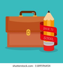 schoolbag supply with pencil