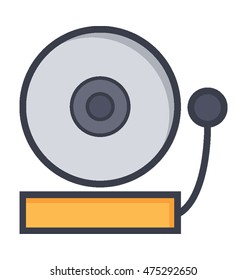 Schoolbell Colored Vector Illustration