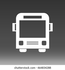 Schoolbus Vector Icon Illustration