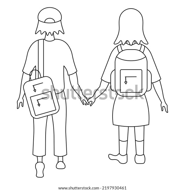 6,249 Brother And Sister Sketch Images, Stock Photos & Vectors ...