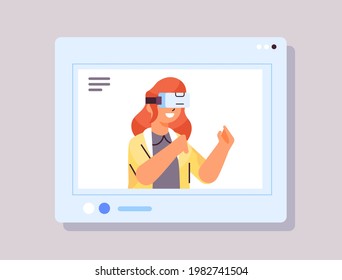 schoolgirl wearing vr headset smiling girl in digital glasses exploring virtual reality interactive services