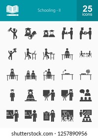 Schooling Glyph Icons