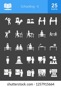Schooling Glyph Icons