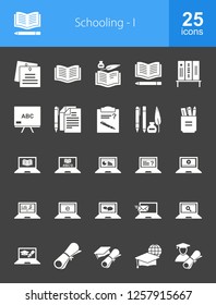 Schooling Glyph Icons