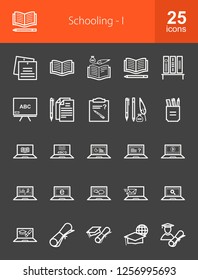 Schooling Line Icons
