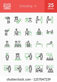 Schooling Line Icons