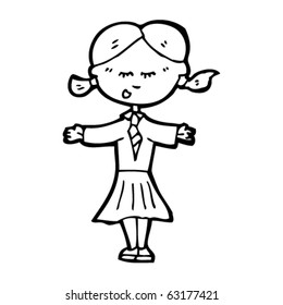 schoolkid cartoon