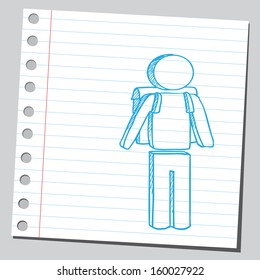 Schoolkid symbol