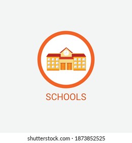 schools graphic element Illustration template