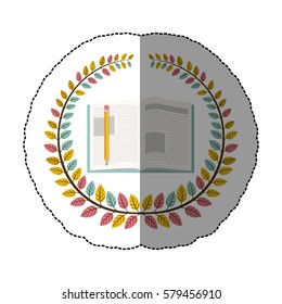 schools notebook symbol icon image, vector illustration design