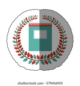 schools notebook symbol icon image, vector illustration design