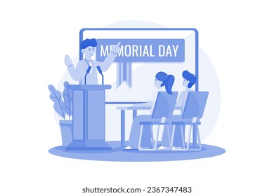 Schools organize assemblies and activities to educate students about the importance of Memorial Day.
