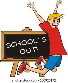 school`s out - jump for joy