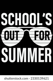 School's out for Summer eps cut file for cutting machine