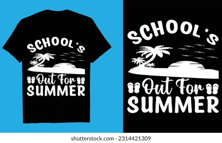  SCHOOL'S OUT FOR SUMMER Summer SVG Bundle, Summer Svg,Summertime svg,  Silhouette,