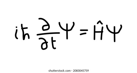 the schrodinger equation. linear partial differential equation