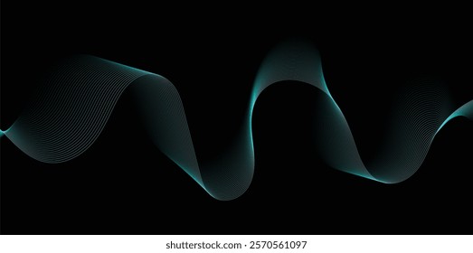sci fi abstract blue lines background