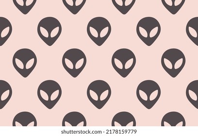 sci fi alien black and pink simple creative seamless pattern for wrapping paper. wallpaper kids design eps vector