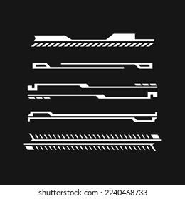 Sci fi digital futuristic cyber technology lines background design vector