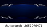 Sci fi futuristic user interface, HUD template frame design, Technology abstract background	
