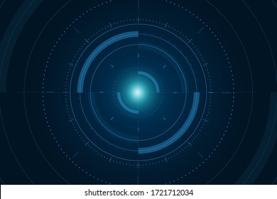 Sci fi futuristic user interface, HUD, Technology abstract background , Vector illustration.