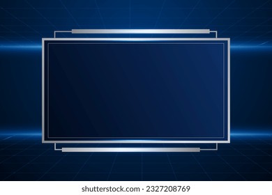 Sci fi futuristic user interface, HUD template frame design, Technology abstract background 