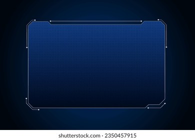 Sci fi futuristic user interface, HUD template frame design, Technology abstract background 