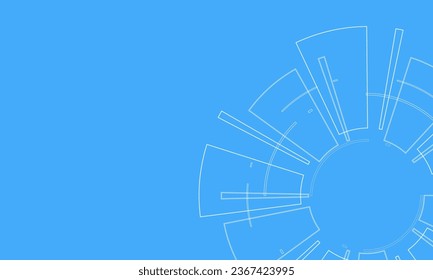 Sci fi futuristic user interface, HUD, Technology abstract background , Vector illustration.