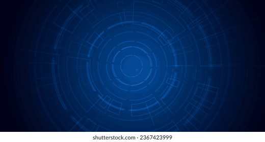 Sci fi futuristic user interface, HUD, Technology abstract background , Vector illustration.