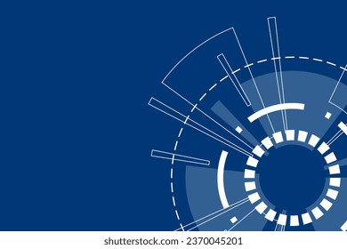 Sci fi futuristic user interface, HUD, Technology abstract background , Vector illustration.