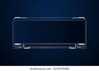 Sci fi futuristic user interface, HUD template frame design, Technology abstract background 