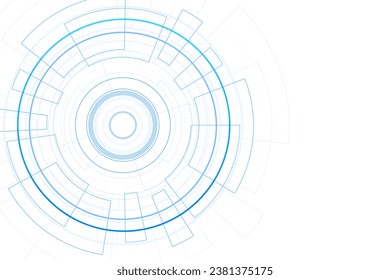 Sci fi futuristic user interface, HUD, Technology abstract background , Vector illustration.