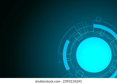Sci fi futuristic user interface, HUD, Technology abstract background , Vector illustration.
