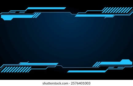 Sci fi futuristic user interface, HUD template frame design, Technology abstract background