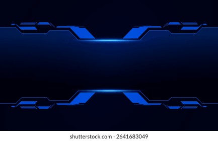 Sci fi futuristic user interface, HUD template frame design, Technology abstract background	
