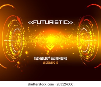  Sci fi Futuristic user interface, HUD, technology vector background