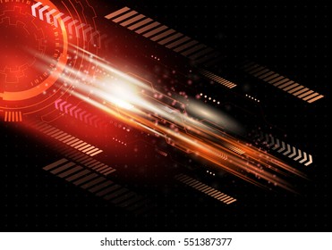Sci fi futuristic user interface. Vector illustration.