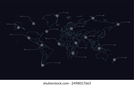 Sci fi HUD Interface templet design