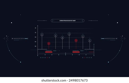 Sci fi HUD Interface templet design