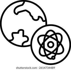 Sci Fi Line Vector Icon Design