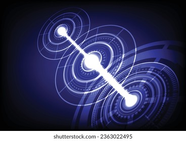  Sci Fi Modern User Interface Elements. Futuristic Abstract HUD. Good for game UI. Circle elements for data infographics. Vector Illustration.