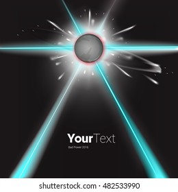 Sci Fi Style Abstract Explosion for Your Victory Headline Text