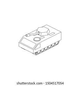Sci Fi Tank Isolated Images