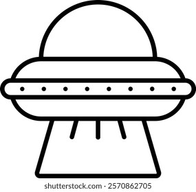 Sci Fi vector icon. Can be used for printing, mobile and web applications.