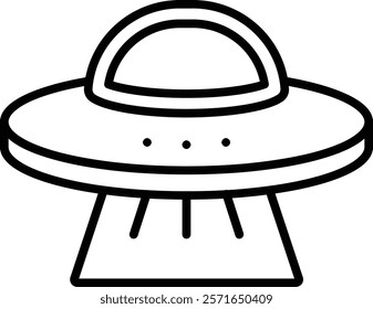 Sci Fi vector icon. Can be used for printing, mobile and web applications.