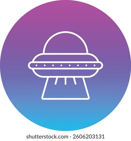 Sci Fi vector icon. Can be used for printing, mobile and web applications.