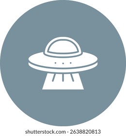 Sci Fi vector icon. Can be used for printing, mobile and web applications.