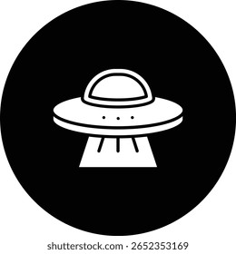 Ícone do vetor Ficção Científica. Pode ser usado para impressão, aplicativos móveis e da Web.
