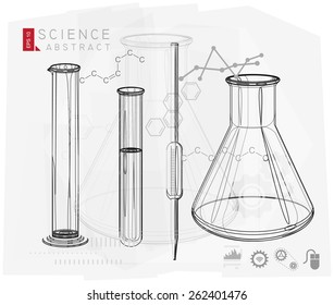 Science Abstract Background - Illustration