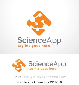 Science App Logo Template Design Vector